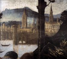 Sandro Botticelli Three Temptations of Christ detail 8 