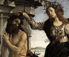 Sandro Botticelli Pallas and the Centaur detail 