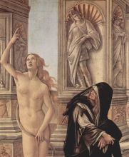 Sandro Botticelli Calumny of Apelles detail 4
