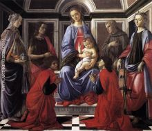 Madonna and Child with Six Saints Sant Ambrogio Altarpiece 