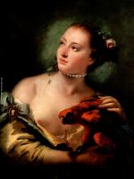 Woman with a Parrot