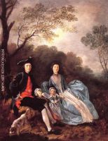 Portrait of the Artist with his Wife and Daughter