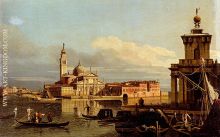 A View In Venice From The Punta Della Dogana Towards San Giorgio Maggiore