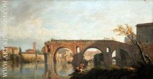 The Broken Bridge in Rome