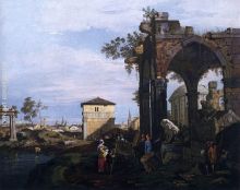 Capriccio with Ruins and Porta Portello Padua