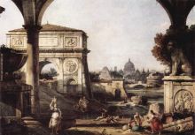 Capriccio Romano Titus arch
