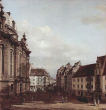 View of Dresden the Frauenkirche