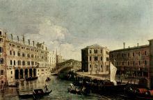 Il Canale Grande a Rialto