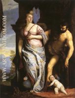 Allegory of Wisdom and Strength The Choice of Hercules or Hercules and Omphale original by Paolo Verone