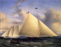 The Sloop Maria Racing the Schooner Yacht America May 1851