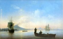 The Bay of Naples on morning