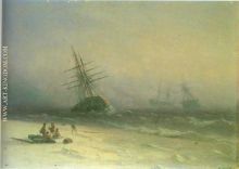The Shipwreck on Northern sea