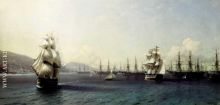 The Black Sea fleet in Feodosiya