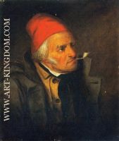 Man with Red Hat and Pipe