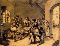 Study of Dr Alberti Casas visiting a sick