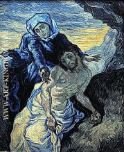 Pieta wg Delacroix 1889r