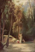 Bathers in the Park of Terni Bathing Women in the woods 