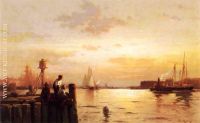 Early Dawn New York Harbor