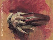 Study of a Hand with a Book