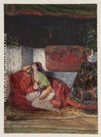 Young Oriental woman in an interior