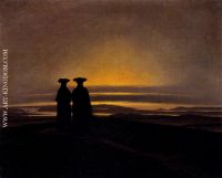 Evening Landscape with Two Men