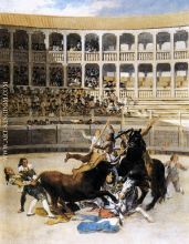 Picador Caught by the Bull