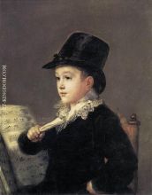 Portrait of Mariano Goya the Artist s Grandson