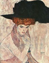 Lady with a Feather Hat