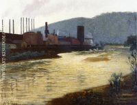 Monongahela River Pittsburgh Jones and Laughlin Steel Plant