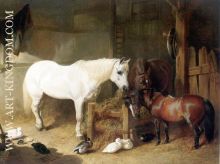 Horse Team After Work 1844