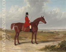 Portrait of Mr Daniel Haigh Master of the Old Surrey Hunt