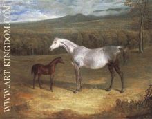 Jack Spigot Foal With Mother 1818