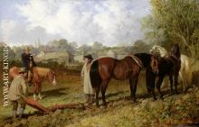 Morning Preparing to Plough 1848