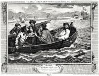 Industry and Idleness Plate 5 The Idle Prentice turn d away and sent to Sea