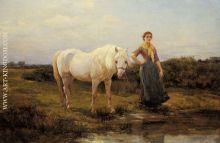 Noonday taking a Horse to Water 1877