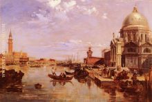 A View of the San Giorgio Church and the Grand Canal