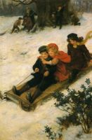 George Sheridan Knowles A Merry Sleigh Ride
