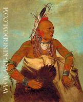 Osage warrior of the Wha sha she band a subdivision of Hunkah 