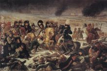 Napoleon on the battlefield of Eylau