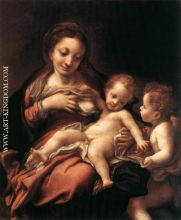 Virgin And Child With An Angel