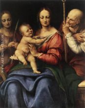 Holy Family with St Catherine