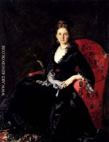 Emile Auguste Charles Portrait Of Mme N M Polovtsova