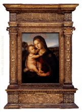 Di Betto The Madonna And Child Before A Landscape