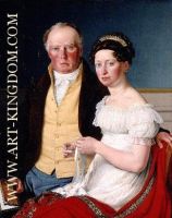 Count Preben Bille-Brahe and his second wife Johanne Caroline nee Falbe 1817