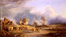 Goat Herders In A Neapolitan Landscape