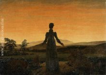 Woman Before The Rising Sun