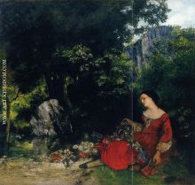 Woman with Garland