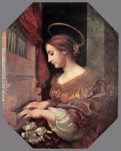 St Cecilia at the Organ