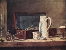 Still Life with Pipe an Jug