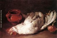 Still Life with Hen, Onion and Pot